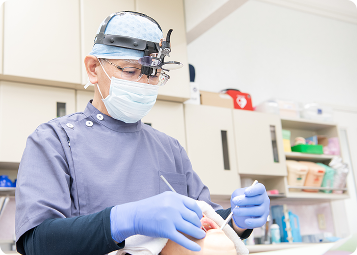 痛み軽減と患者様への配慮を重視した心に寄り添った治療